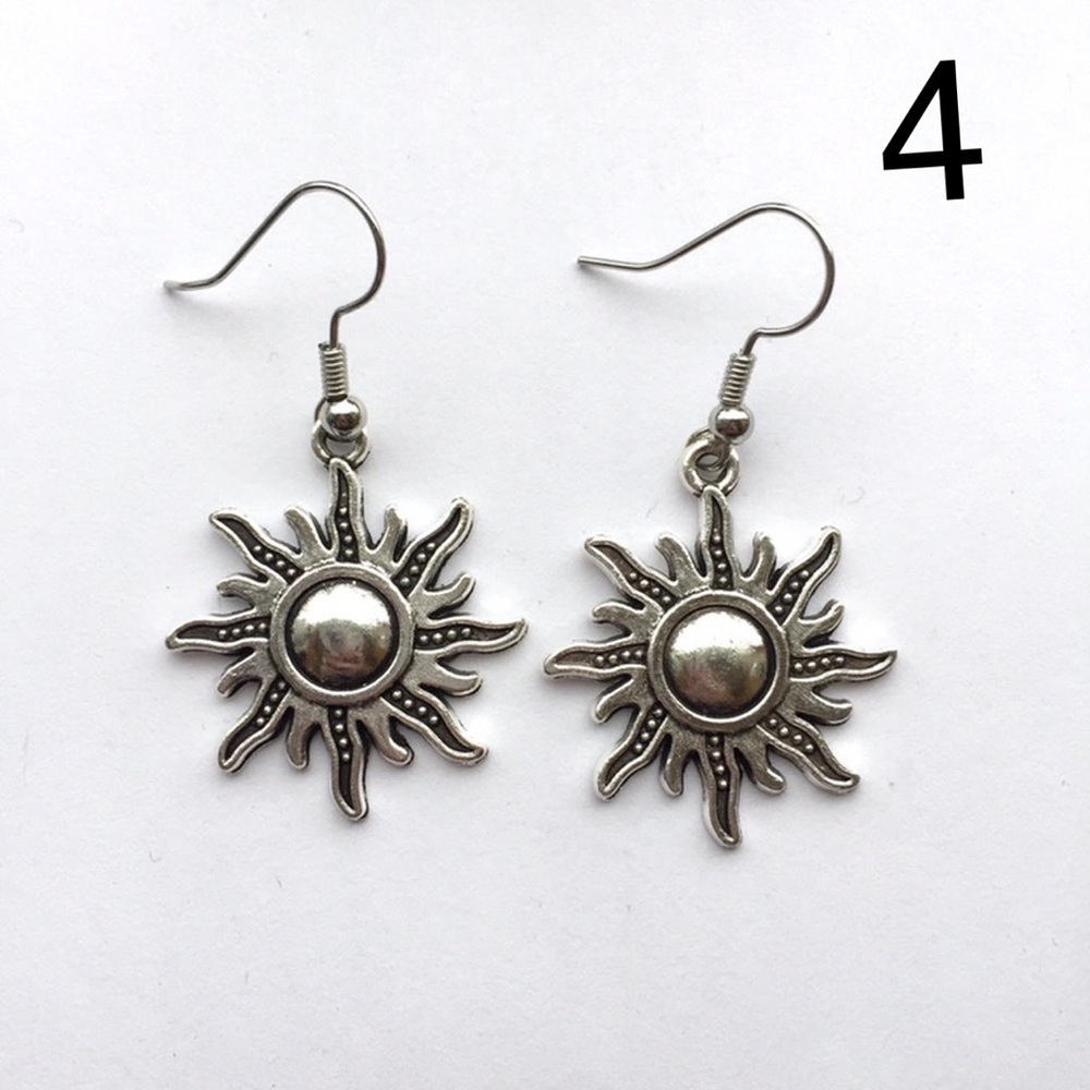 SUN EARRINGS - Picture 5 of 10